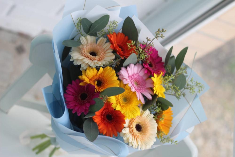 Букет цветов из: Герберы в Косихе