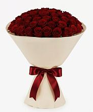 Букет 101 Бордовая роза Блэк Бакарра в Косихе