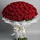Букет 101 Красная роза Блэк Мэджик в Косихе