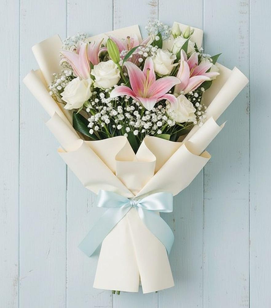 Букет цветов из: Лилии в Косихе
