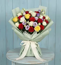 Букет цветов из:  Розы в Косихе