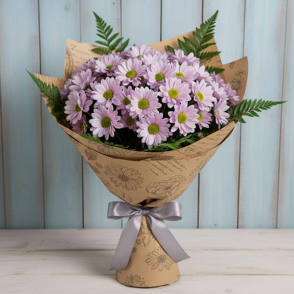 Букет цветов из: Хризантемы в Косихе