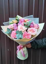 Букет цветов из:  Розы и Гвоздики #REPLACE_PRED# Косихе