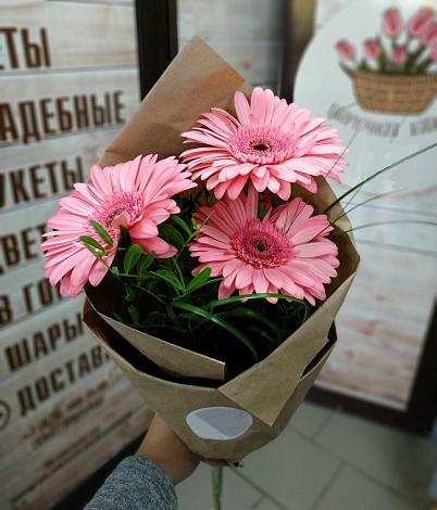 Букет цветов из: Герберы в Косихе