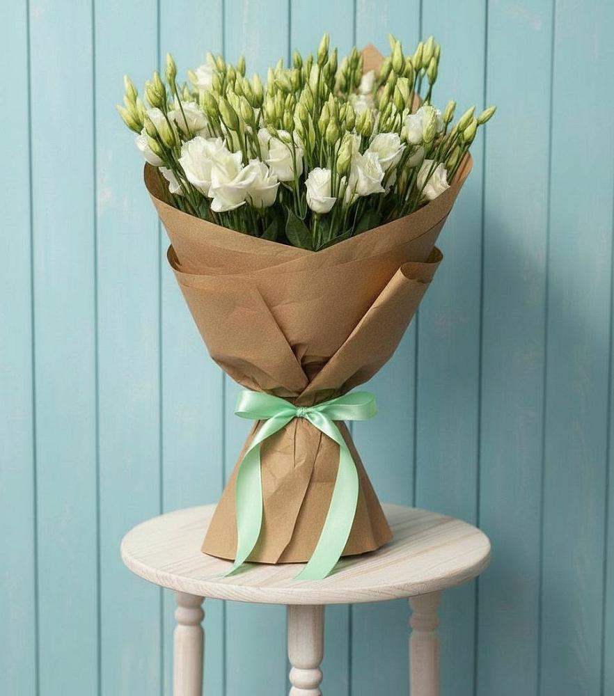 Букет цветов из: Лизиантусы в Косихе