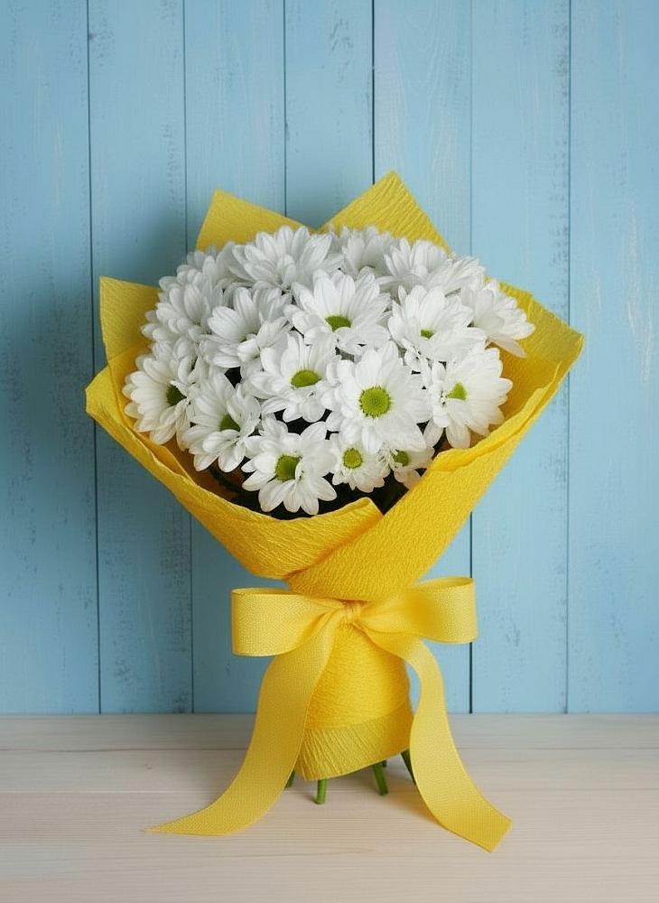 Букет цветов из: Хризантемы в Косихе