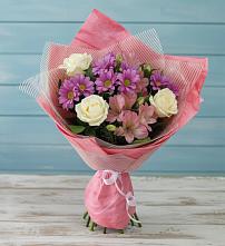 Букет цветов из:  Герберы #REPLACE_PRED# Косихе