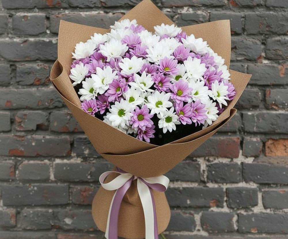 Букет цветов из: Хризантемы в Косихе