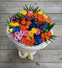 Букет цветов из:  Розы и Хризантемы #REPLACE_PRED# Косихе