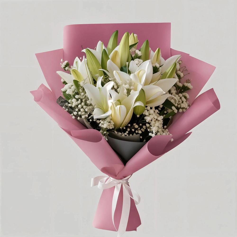 Букет цветов из: Лилии в Косихе