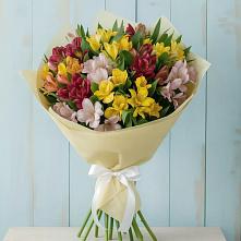 Букет цветов из:  Альстромерии в Косихе