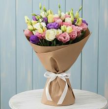 Букет цветов из:  Лизиантусы в Косихе